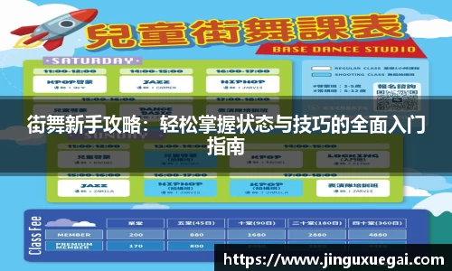 街舞新手攻略：轻松掌握状态与技巧的全面入门指南